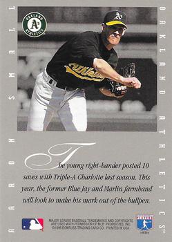1996 Leaf Signature Series - Extended Series Autographs #NNO Aaron Small Back