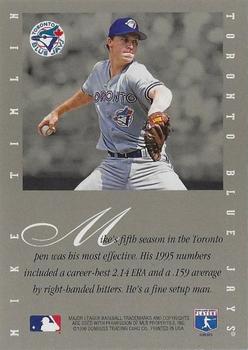 1996 Leaf Signature Series - Extended Series Autographs #NNO Mike Timlin Back
