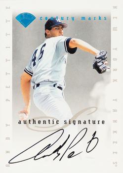 1996 Leaf Signature Series - Extended Series Autographs Century Marks #NNO Andy Pettitte Front