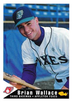 1994 Classic Best Appleton Foxes #20 Brian Wallace Front