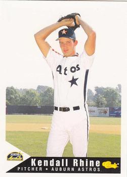 1994 Classic Best Auburn Astros #12 Kendall Rhine Front