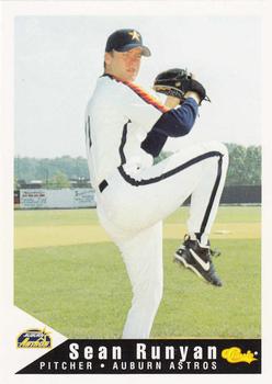 1994 Classic Best Auburn Astros #15 Sean Runyan Front