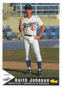 1994 Classic Best Bakersfield Dodgers #11 Keith Johnson Front