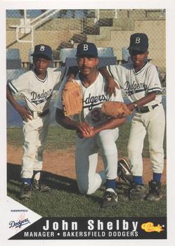 1994 Classic Best Bakersfield Dodgers #27 John Shelby Front