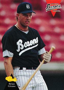 1994 Classic Best Birmingham Barons #10 Brian Givens Front