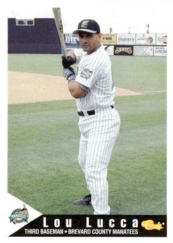 1994 Classic Best Brevard County Manatees #8 Lou Lucca Front