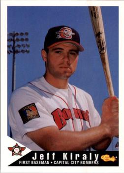 1994 Classic Best Capital City Bombers #12 Jeff Kiraly Front