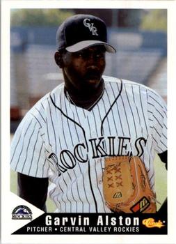 1994 Classic Best Central Valley Rockies #2 Garvin Alston Front