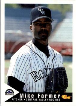 1994 Classic Best Central Valley Rockies #6 Mike Farmer Front