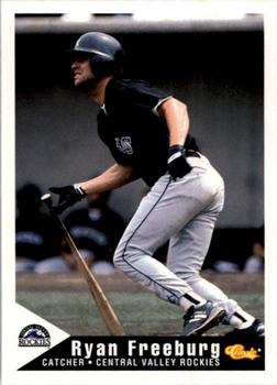 1994 Classic Best Central Valley Rockies #7 Ryan Freeburg Front