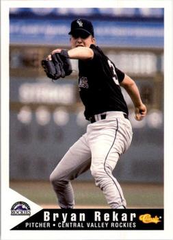 1994 Classic Best Central Valley Rockies #20 Bryan Rekar Front