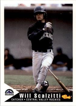 1994 Classic Best Central Valley Rockies #22 Will Scalzitti Front