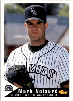 1994 Classic Best Central Valley Rockies #24 Mark Voisard Front