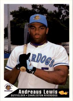 1994 Classic Best Charleston RiverDogs #12 Andreaus Lewis Front