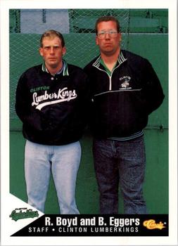 1994 Classic Best Clinton LumberKings #30 Robert Boyd / Brian Eggers Front