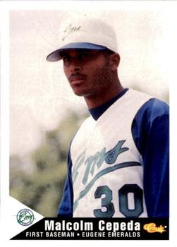 1994 Classic Best Eugene Emeralds #6 Malcolm Cepeda Front