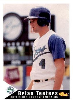 1994 Classic Best Eugene Emeralds #22 Brian Teeters Front