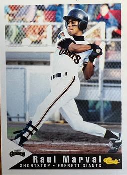 1994 Classic Best Everett Giants #21 Raul Marval Front