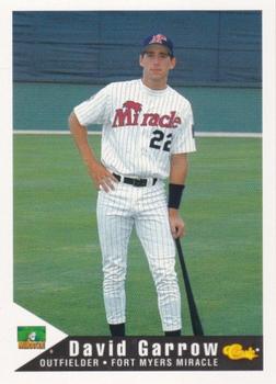1994 Classic Best Fort Myers Miracle #8 David Garrow Front
