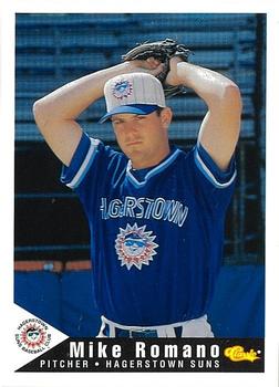 1994 Classic Best Hagerstown Suns #21 Mike Romano Front