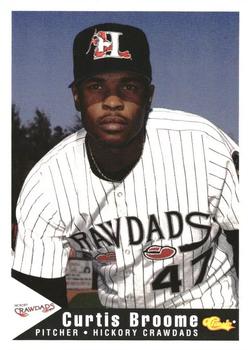 1994 Classic Best Hickory Crawdads #6 Curtis Broome Front