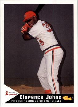 1994 Classic Best Johnson City Cardinals #15 Clarence Johns Front