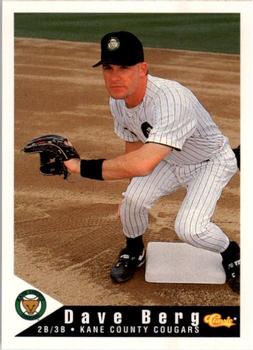 1994 Classic Best Kane County Cougars #5 Dave Berg Front