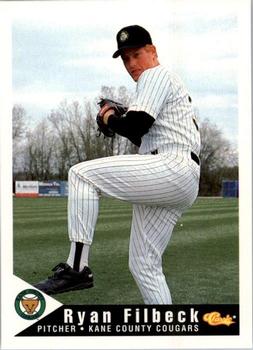 1994 Classic Best Kane County Cougars #10 Ryan Filbeck Front