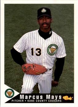 1994 Classic Best Kane County Cougars #14 Marcus Mays Front