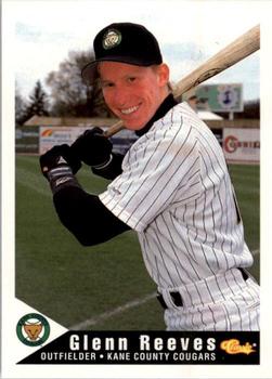 1994 Classic Best Kane County Cougars #21 Glenn Reeves Front