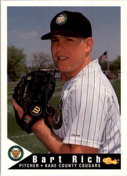 1994 Classic Best Kane County Cougars #22 Bart Rich Front