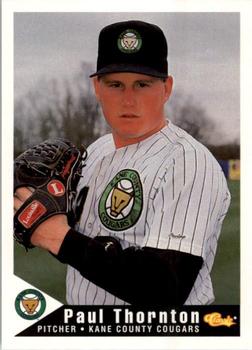 1994 Classic Best Kane County Cougars #24 Paul Thornton Front
