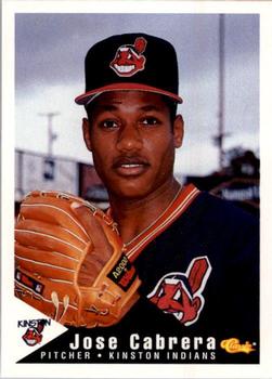 1994 Classic Best Kinston Indians #2 Jose Cabrera Front
