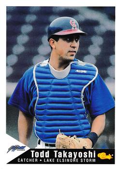 1994 Classic Best Lake Elsinore Storm #21 Todd Takayoshi Front