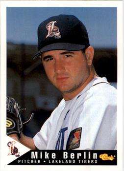 1994 Classic Best Lakeland Tigers #2 Mike Berlin Front