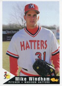 1994 Classic Best Madison Hatters #25 Mike Windham Front
