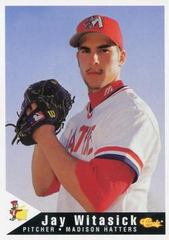 1994 Classic Best Madison Hatters #26 Jay Witasick Front