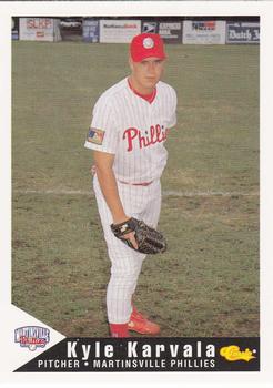 1994 Classic Best Martinsville Phillies #10 Kyle Karvala Front