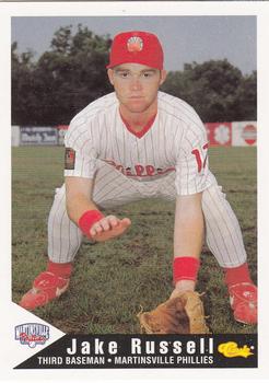 1994 Classic Best Martinsville Phillies #23 Jake Russell Front
