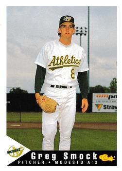1994 Classic Best Modesto A's #20 Greg Smock Front