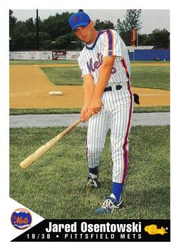 1994 Classic Best Pittsfield Mets #16 Jared Osentowski Front