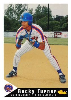 1994 Classic Best Pittsfield Mets #22 Rocky Turner Front