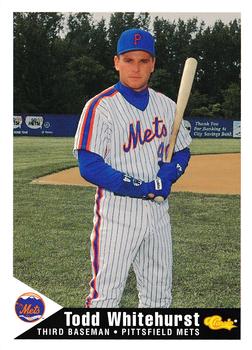 1994 Classic Best Pittsfield Mets #23 Todd Whitehurst Front