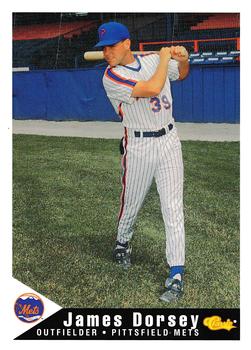 1994 Classic Best Pittsfield Mets #7 James Dorsey Front
