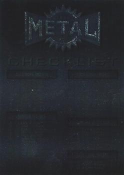 1996 Metal Universe #248 Checklist Front