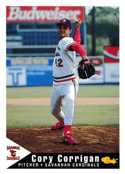 1994 Classic Best Savannah Cardinals #11 Cory Corrigan Front