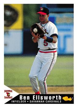 1994 Classic Best Savannah Cardinals #12 Ben Ellsworth Front
