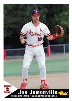 1994 Classic Best Savannah Cardinals #15 Joe Jumonville Front