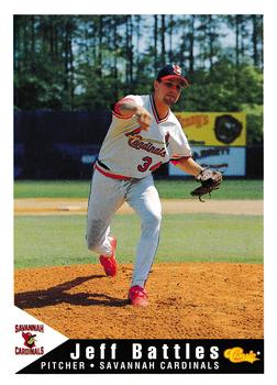 1994 Classic Best Savannah Cardinals #5 Jeff Battles Front