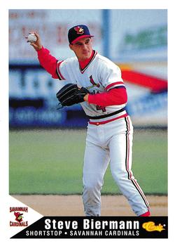 1994 Classic Best Savannah Cardinals #7 Steve Biermann Front